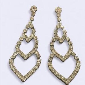 Elegant Sliver Dangle Earrings